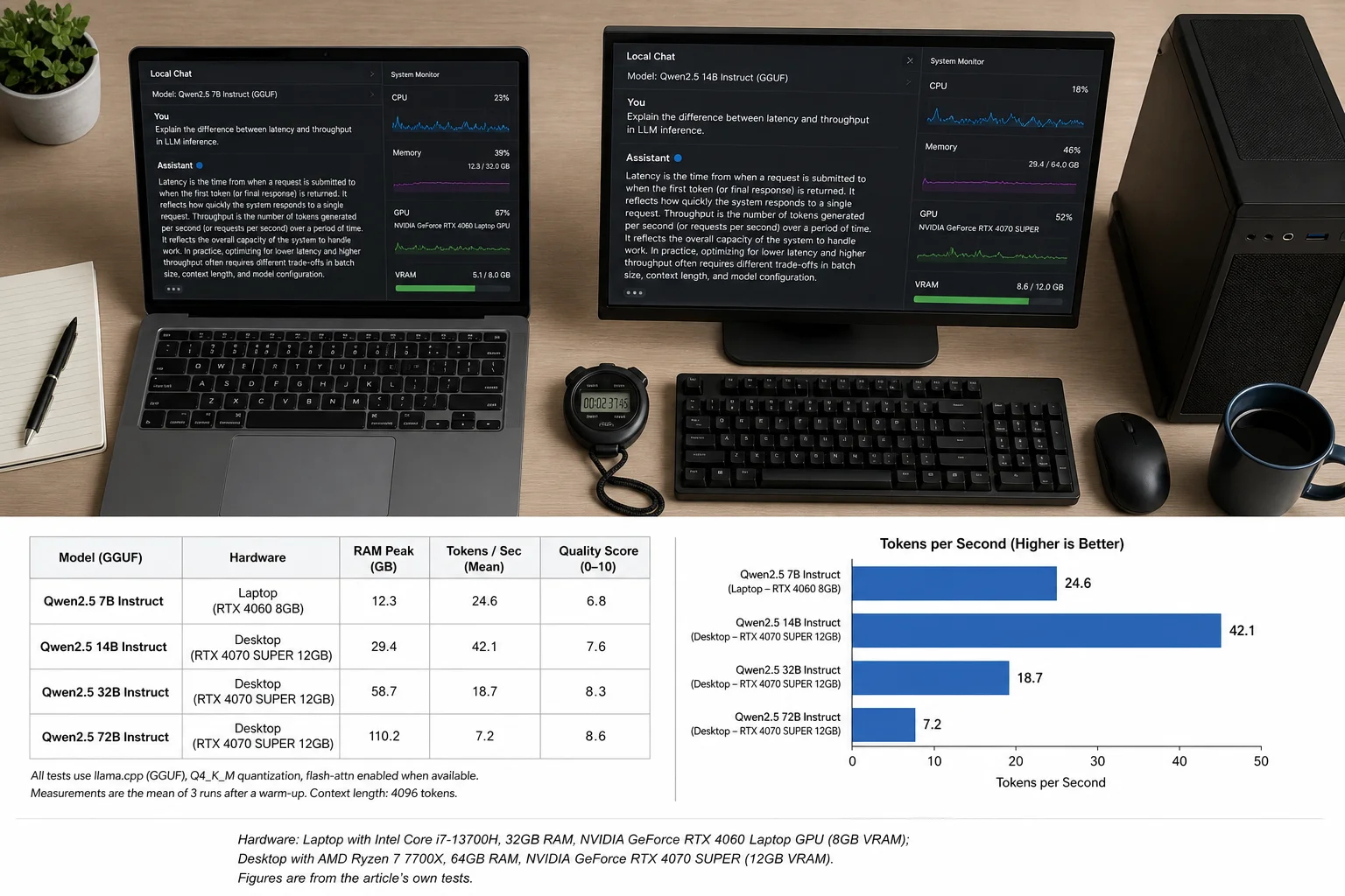 Editorial illustration for Can the Best Open Source LLM Run on a Normal Computer? Our Test Protocol, Published Before the Results