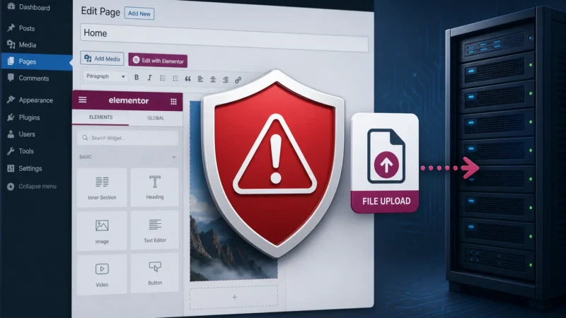 Editorial illustration for Reported Elementor Pro Flaw Could Enable Remote Code Execution